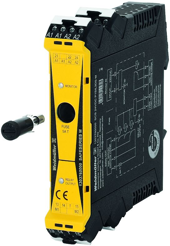 sil3 cmyk jpg New SIL3 SAFESERIES safety relays from Weidmüller