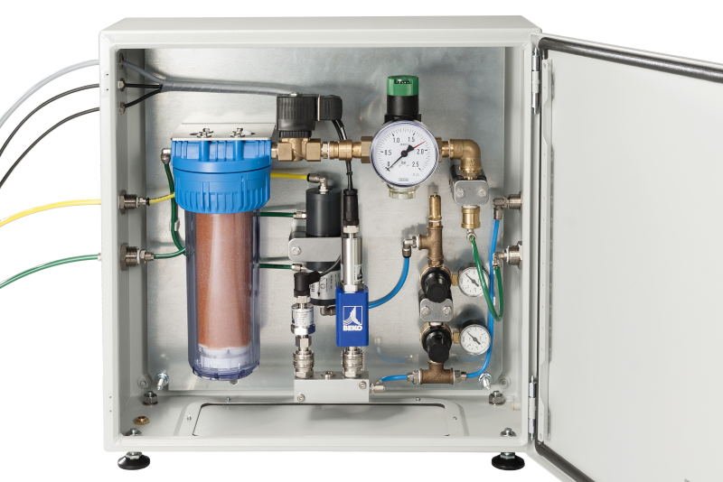 Safe monitoring of compressed air medical gases Process & Control