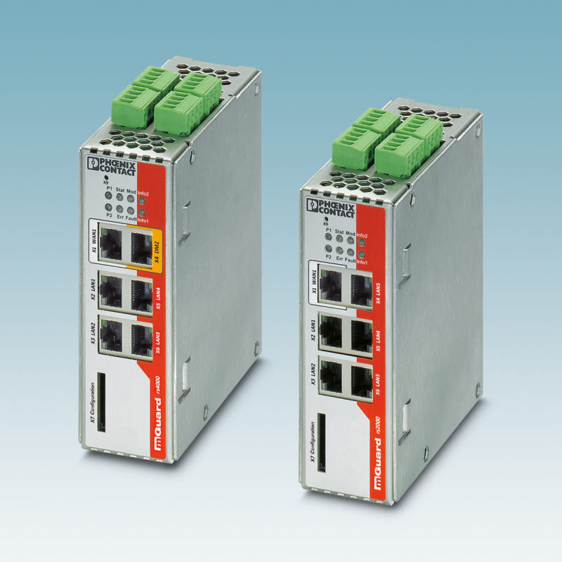 Security router with integrated switch - Process & Control