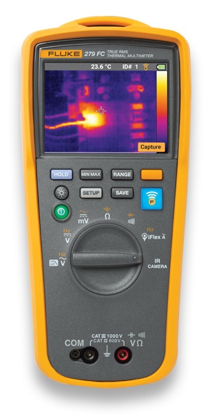 01 New from the Test Tools Shop. Fluke’s 279FC Thermal Multimeter!