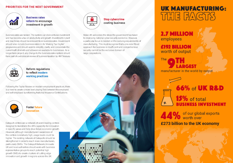 makeuk minimanifesto hr page 1 Industry publishes business manifesto for post Brexit economy