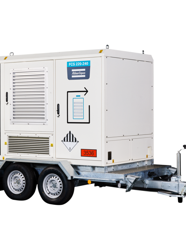 Atlas Copco launches new mobile rapid charging station for fast, flexible charging in off-grid applications