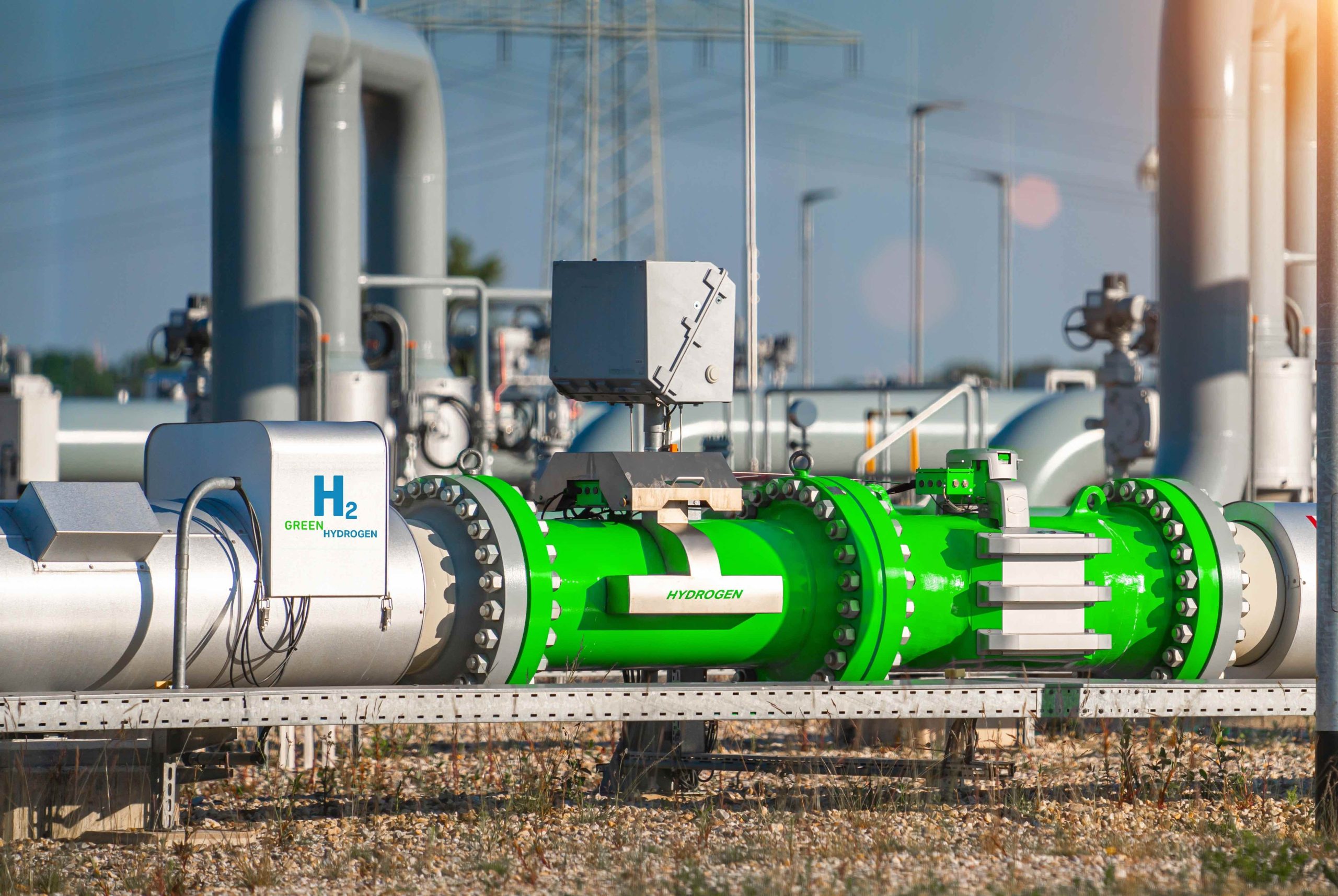 Real-time optical technique for determining impurities in hydrogen gas production