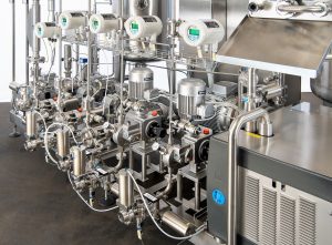 FAMIX certa 1 FAMIX relies on MasoSine Certa pumps for blending various viscosities of syrup in its beverage systems