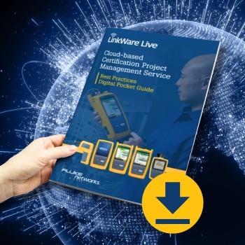 Fluke Networks launches new digital pocket guide for cloud-based network certification project management