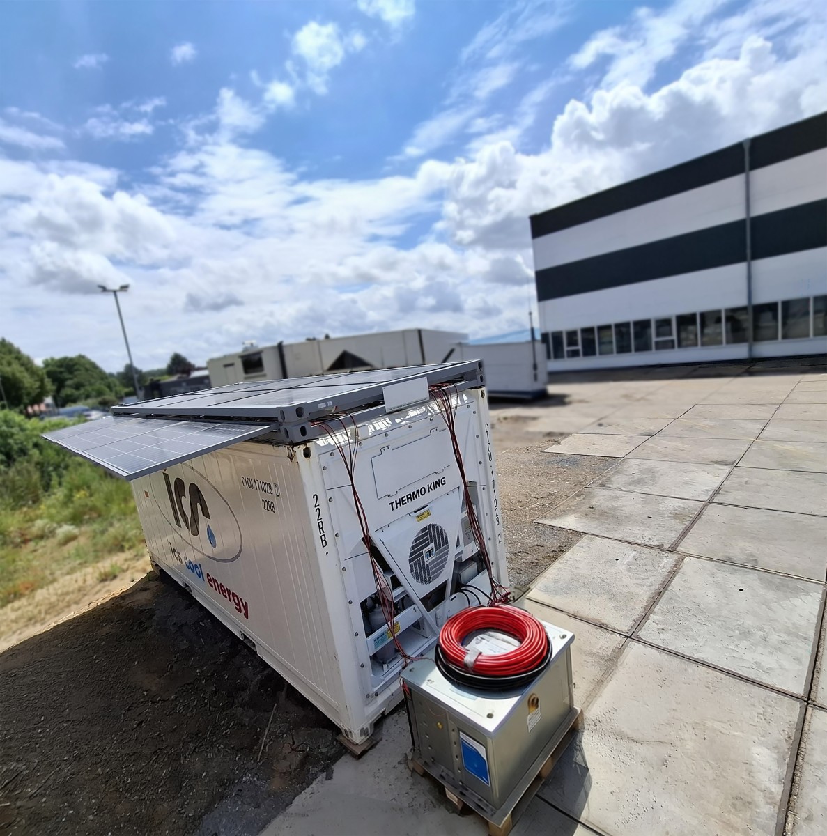 ICS Cool Energy runs 7-day trial for solar-powered refrigerated container, delivering 24/7 operation at -18°C setpoint