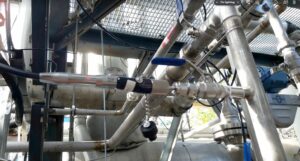 In line chemical analysis of amine process stream by a Raman immersion probe Optical analysis for a greener future