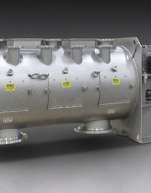 Cylindrical plough blender handles problematic materials fast