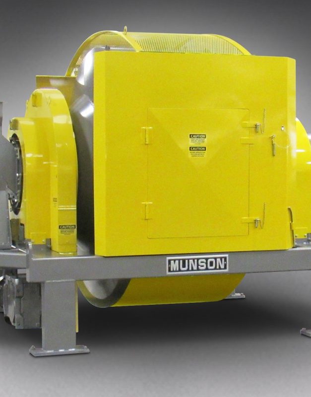 Abrasives mixer blends rapidly and uniformly