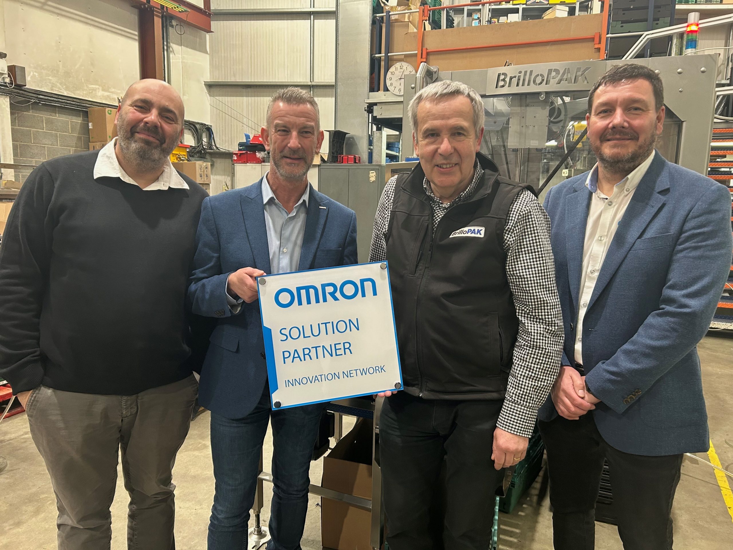 OMRON UK and Brillopak forge strategic partnership as Official Solution Partners