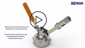 PASVE20pH20Play Optimise pH sensor performance & lifespan: Satron’s PASVE® pH service valve