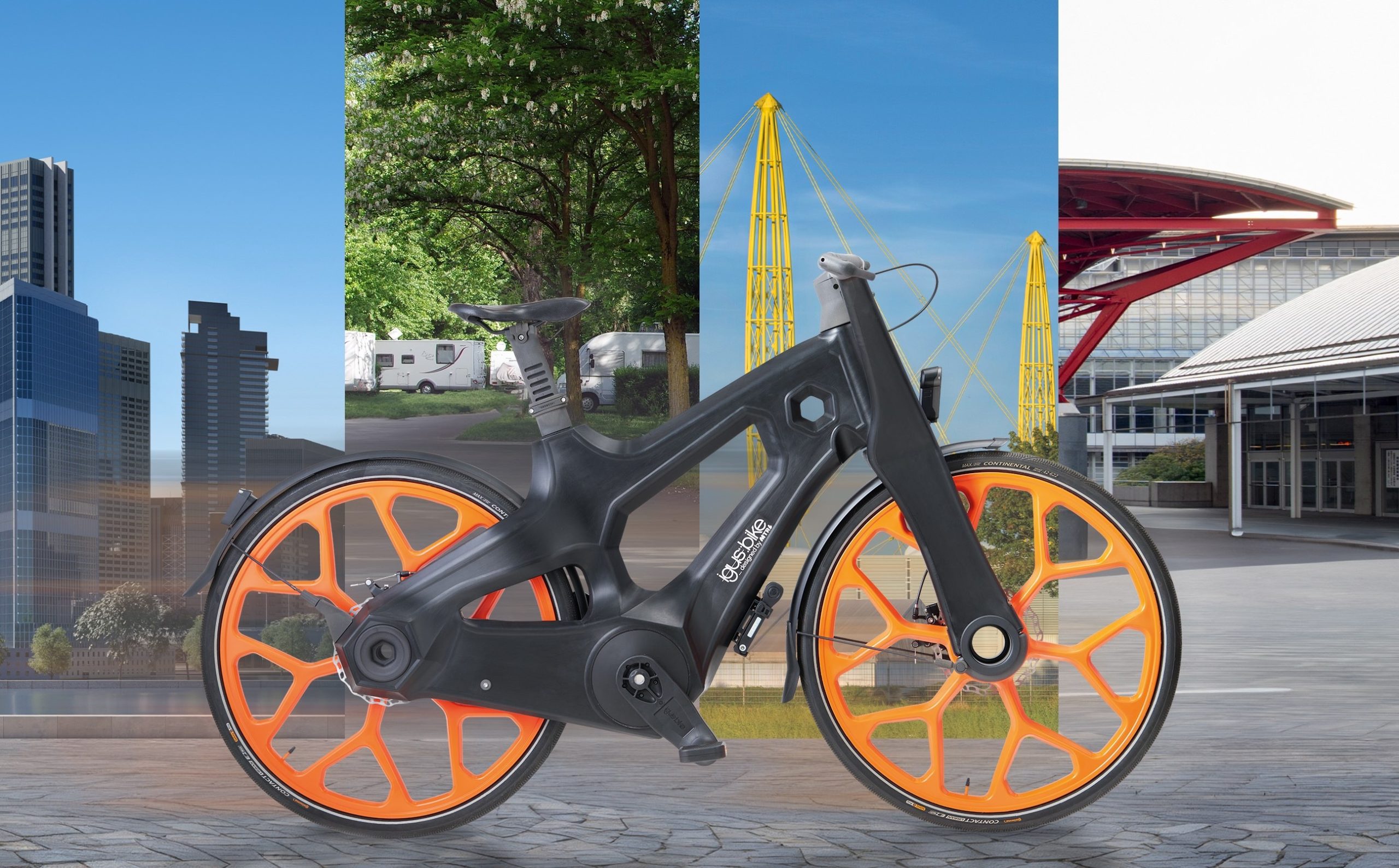 The first 100 igus all-plastic bicycles hit the UK roads