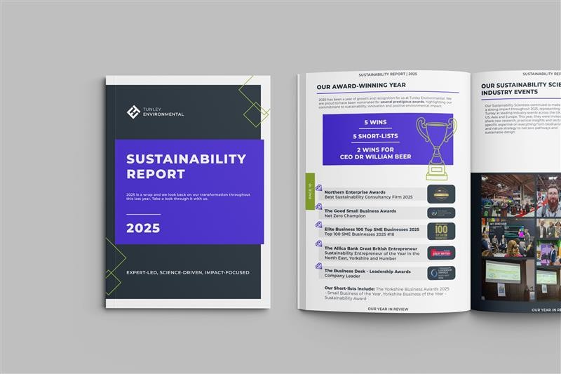 New Sustainability Report from Tunley Environmental signals a critical year for climate, nature and compliance