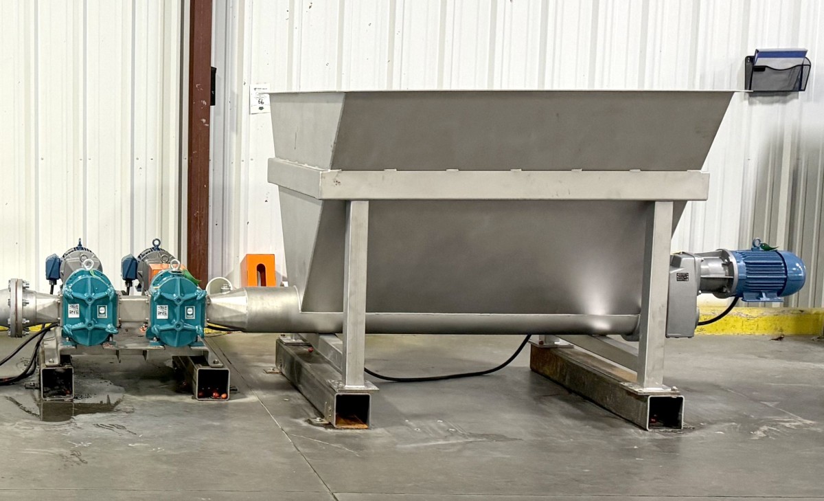 Quality compost from Borger pump and macerator