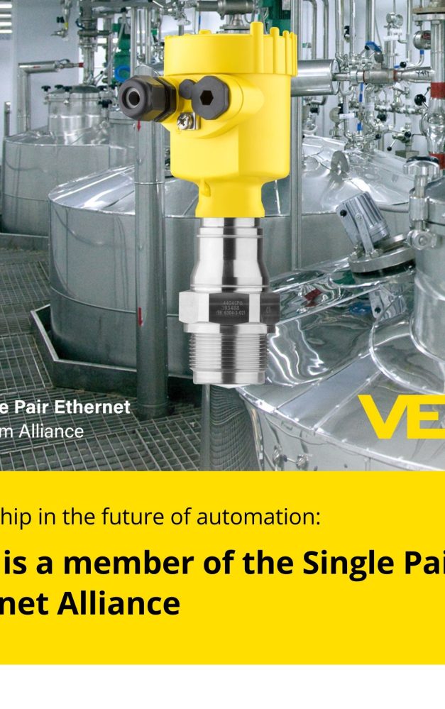 Partnership in the future of automation: VEGA is a member of the Single Pair Ethernet Alliance