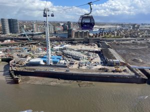 Silvertown aerial view