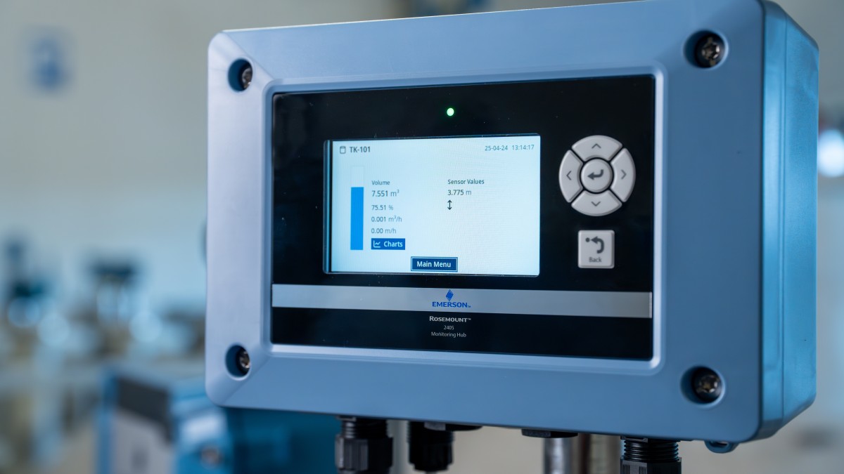 Emerson’s new Tank Monitoring Hub optimises inventory management and operational efficiency