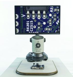 evocam halo 080 multiaxis mount front ODV PCB CMYK Vision Engineering introduces new ‘HALO’ 4K digital inspection microscope