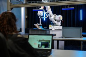 ABB robotics are used in the fashion industry
